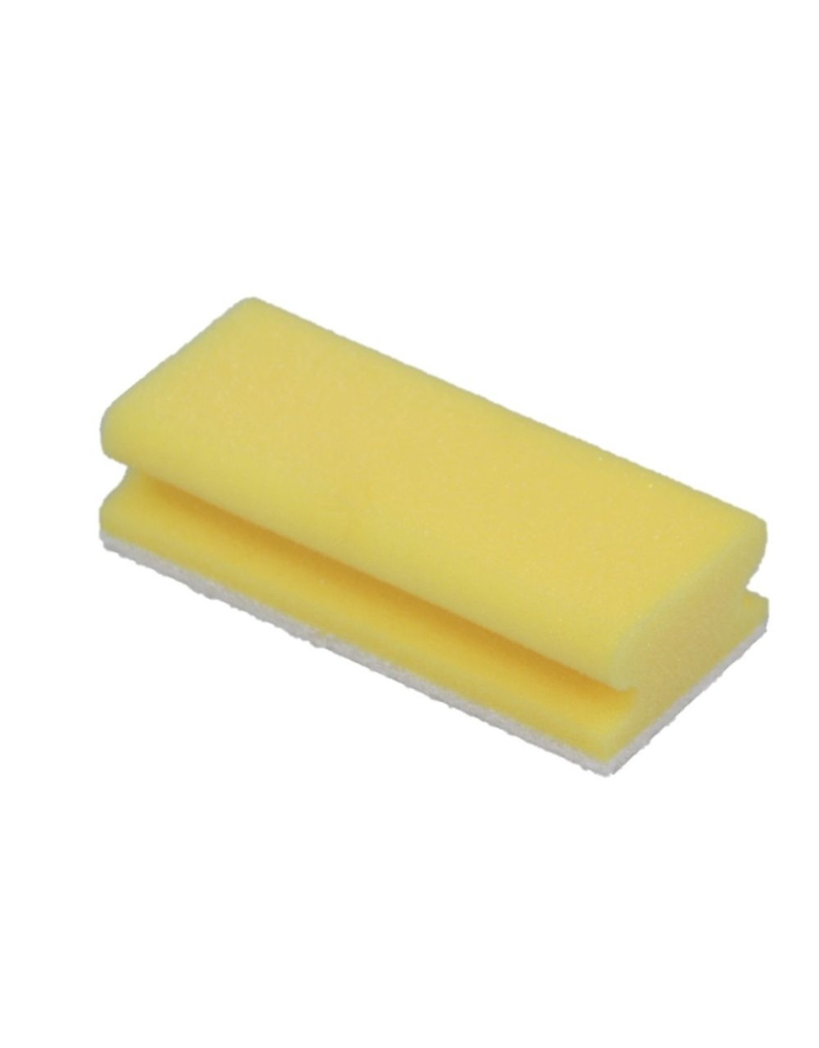 Exive Schuurspons 70x130x43mm geel met witte pad
