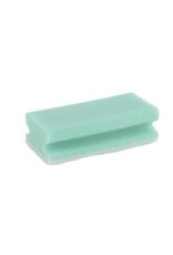 Exive Spons 7x13x4,3cm. blauwe met greep en witte pad (10st.)