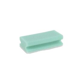 Exive Schuurspons 70x130x43mm blauw met witte pad