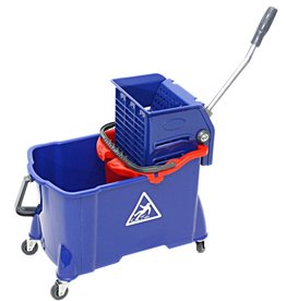 ACOR Rolemmer m. binnenemm. 24/8 ltr. blauw/rood +vlakmoppers.