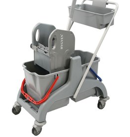 HYGEN Rolemmer Grijs, 2x18 ltr. met multipers