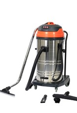 Exive Stof,-waterzuiger 3000W. rvs ketel 80 ltr. oranje JM 775