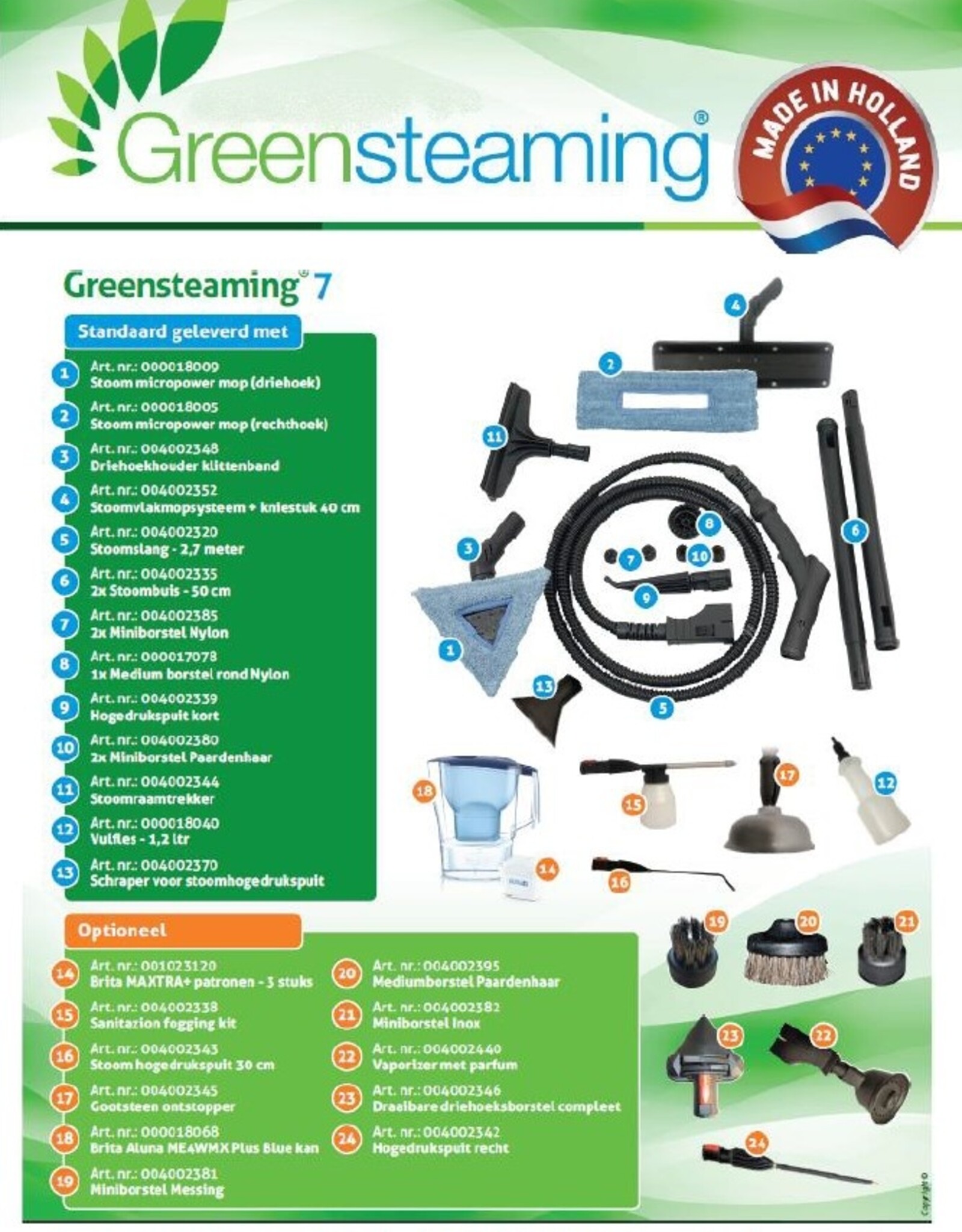 Greensteaming Stoomreiniger Greensteaming 7