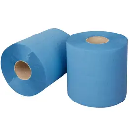ACOR Midi rol 2-laags cellulose blauw verlijmd