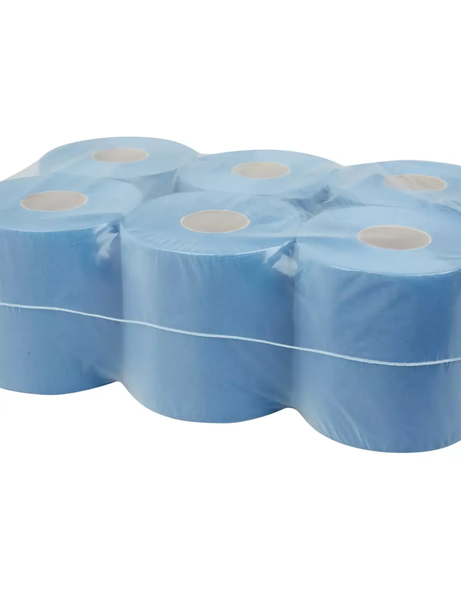 MIDI Midi poetspapier cellulose blauw 1-laags 300 meter 6 rol
