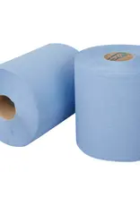 MIDI Midi poetspapier cellulose blauw 1-laags 300 meter 6 rol