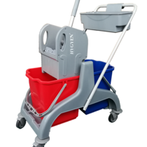 ACOR HYGYEN rolemmer 2x18 ltr. rood/blauw met multipers