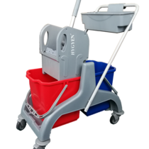 ACOR Rolemmer Acor 2x17 liter met pers en duwbeugel