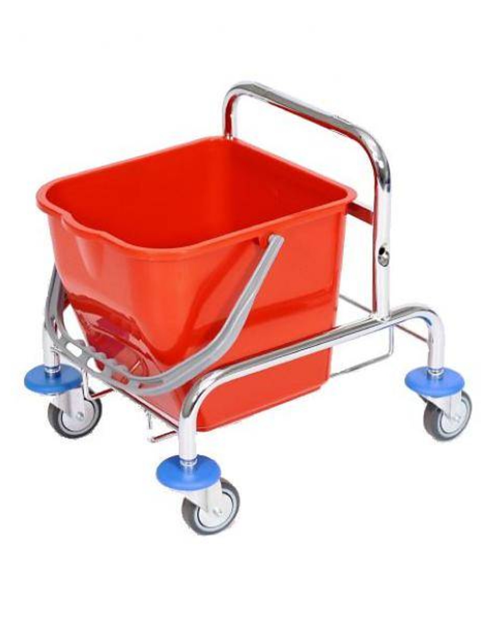 ACOR Rolemmer 17 liter RVS onderstel incl multipers, strengenmop, mopklem en telescoopsteel.Excl.duwbeugel