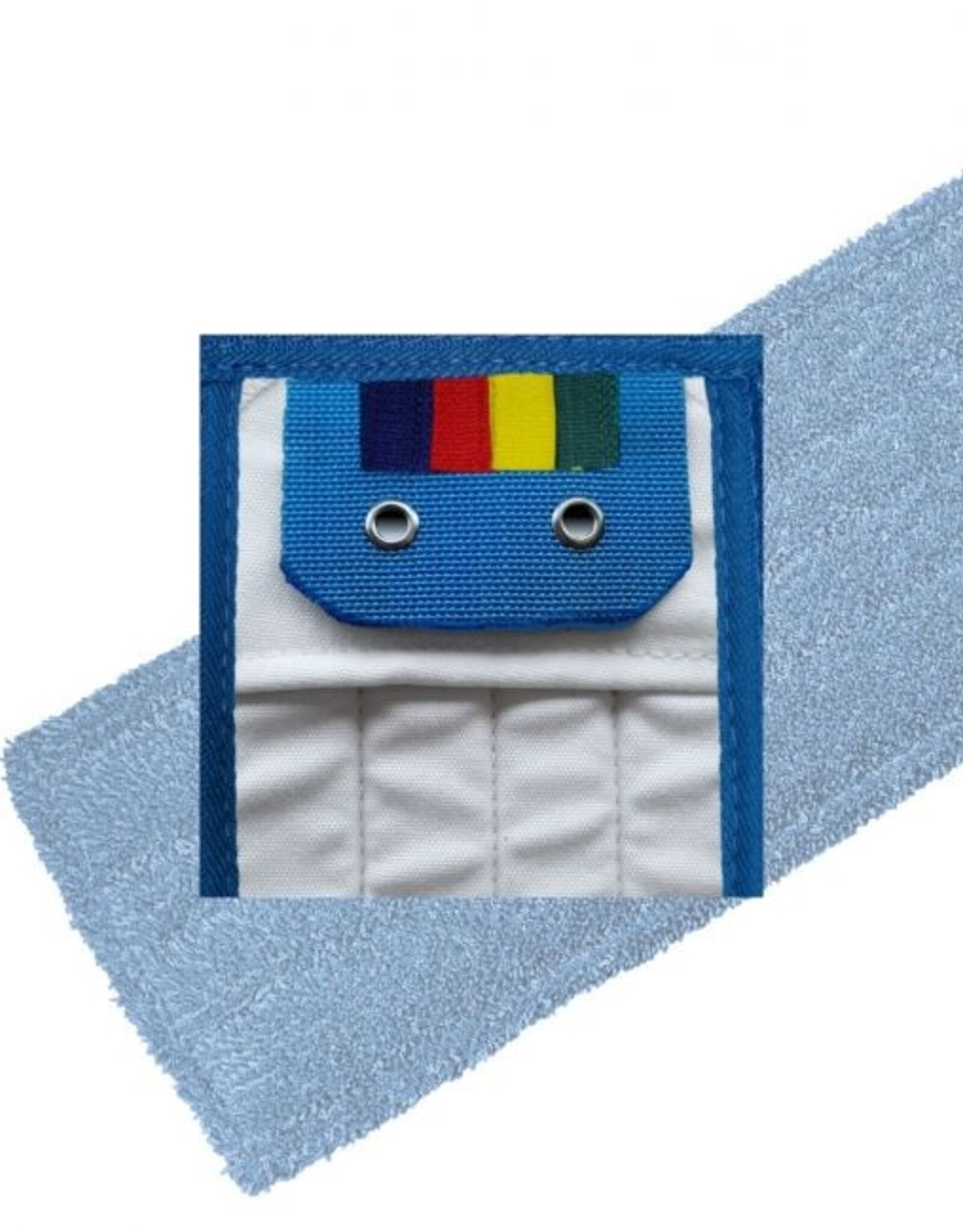 HYGYEN HYGYEN MF Mop blauw serie wings 2-rings en pockets 40cm