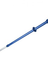 Exive Telescoopsteel alu. met ergoknop blauw 3 gaten 98-160 cm.