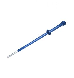 Exive Telescoopsteel alu. met ergoknop blauw 3 gaten 98-160 cm.