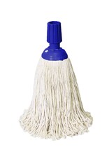 ACOR Minimop katoen 250 gram standaard steelverbinding blauw