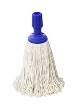 ACOR Minimop katoen 250 gram standaard steelverbinding blauw