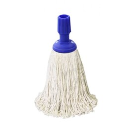 ACOR Minimop katoen 250 gram standaard steelverbinding blauw