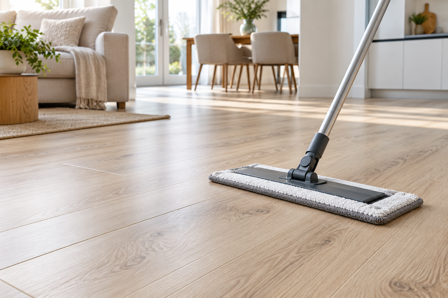 PVC-vloer schoonmaken: een praktisch stappenplan