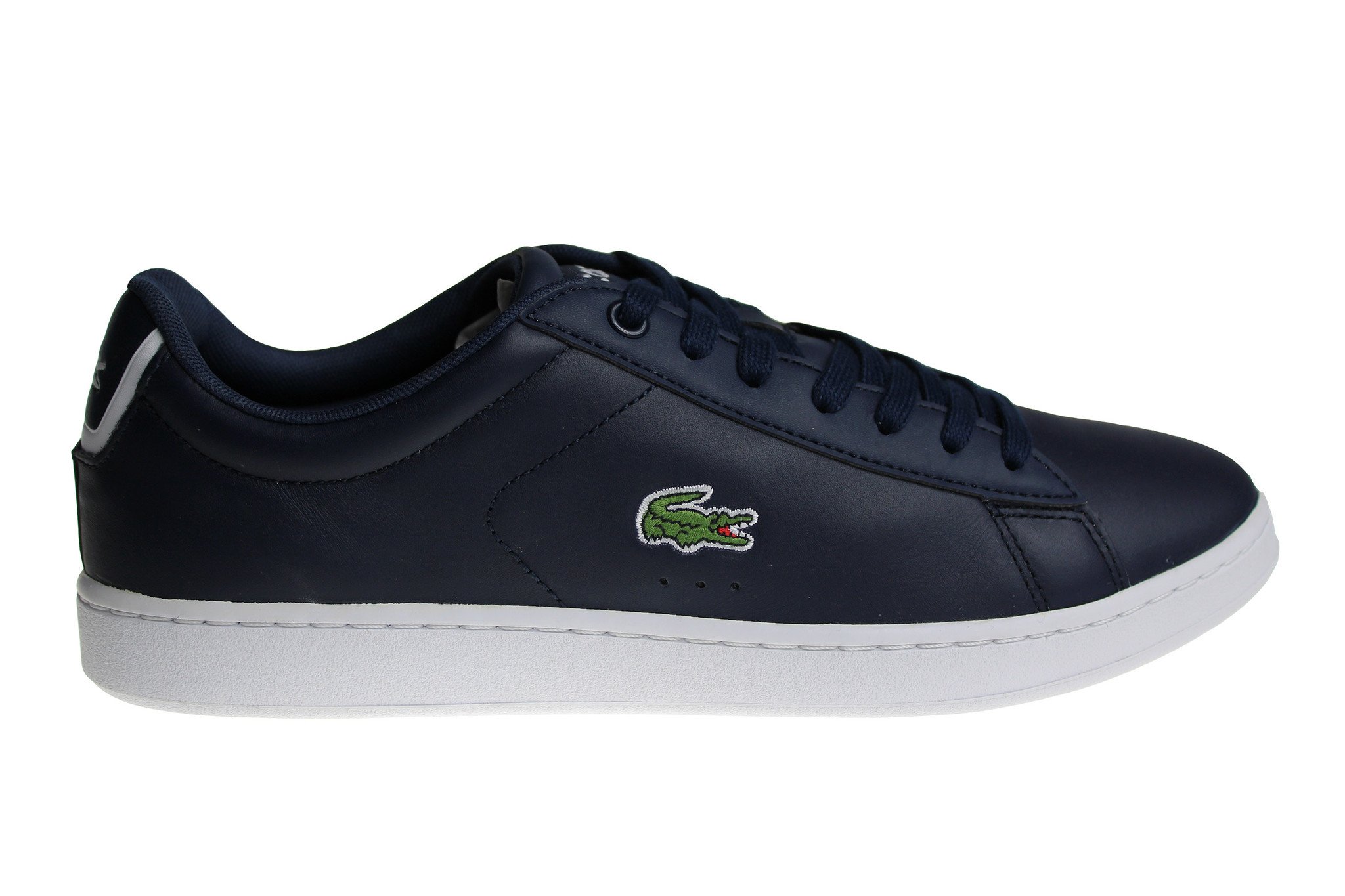 lacoste navy blue shoes