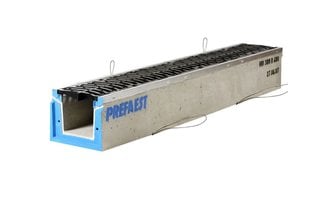 Grid gutter HRI 300, self-supporting type I