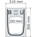 BG-Graspointner Zandvanger bovendeel 150mm breed. One 150/0. L=1m. F900KN