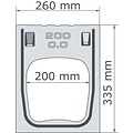 BG-Graspointner Drainage gutter Filcoten ONE 200/0. L=1m. Class F, 900KN