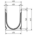 BG-Graspointner Gitterrinne Filcoten Pro G400/0. L=1m. Klasse E, 600 kN