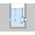 DWTN - Diederen Water Techniek Nederland Wervelventiel CEV 200 KPS. 1l/s. Buis 160mm. Opvoerhoogte 0,66m. RVS 316L