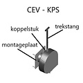 DWTN - Diederen Water Techniek Nederland Wervelventiel CEV 200 KPS. 1l/s. Buis 160mm. Opvoerhoogte 0,66m. RVS 316L