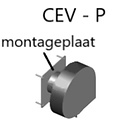 DWTN - Diederen Water Techniek Nederland Wervelventiel CEV 200 P. 1l/s. Buis 160mm. Opvoerhoogte 0,66m. RVS 316L