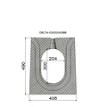 Delta Concrete concealed gutter Delta-O 200/300mm. L=2m. Class F, 900KN