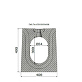 Delta Concrete concealed gutter Delta-O 200/300mm. L=2m. Class F, 900KN