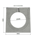 Delta Verholen goot 400mm. L=4m. D400. Tussenbrug beton, omranding staal