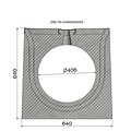 Delta Verholen goot 400mm. L=4m. D400. Tussenbrug staal, omranding staal