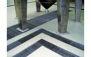 Stainless steel drainage channels