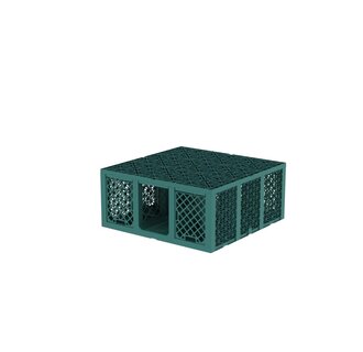PP infiltration crate Rigofill Inspect. Green, lxwxh=800x800x660mm, 224l