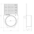 BG-Graspointner Filcoten starting plate 100. Closed. PP