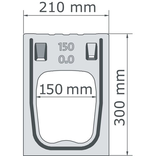 BG-Graspointner Sand trap upper part Filcoten ONE 150/0, L=1m. Class D, 400KN