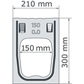 BG-Graspointner Draingoot onderhoudselement 150mm breed. One 150/0. L=1m. D400KN