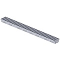 BG-Graspointner Roof and facade gutter Flex FA RB100. L=1m, h=30mm. Galvanized steel