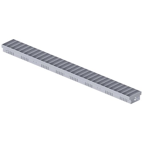 BG-Graspointner Roof and facade gutter Flex FA RB100. L=1m, h=30mm. Galvanized steel