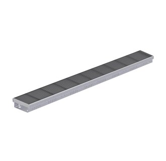 Roof and facade gutter Flex FA RB130. L=1m, h=40mm. Galvanized steel