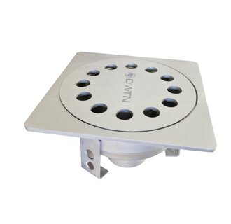 DWTN stainless steel floor drain WD 250 with bottom drain 110mm one piece