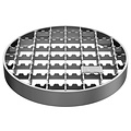 ATT Stainless steel one-piece drain D300, round. Mesh grid. L/15KN. Under drain 160mm