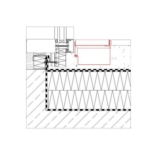 BG-Graspointner Stalen gevelgoot Flex Glas RB200. L=2m. Bxh=200x90mm