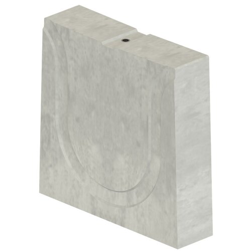 Delta Concrete closing plate concealed gutter Delta-O 200