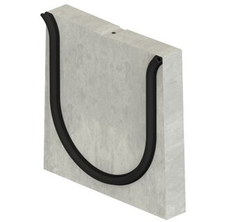 Concrete closing plate concealed gutter Delta-O 200-300