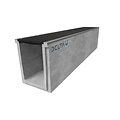 Delta Concrete drainage gutter Delta-U 4060. Class D, 400KN. Inset grid. L=1m