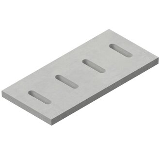 Concrete grating for grating gutter Delta-U 300. Class A, 15KN. Inset. L=1m