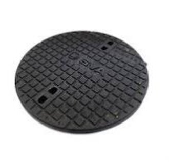 Cast iron manhole cover Basic. Daylight size 520mm. D400KN