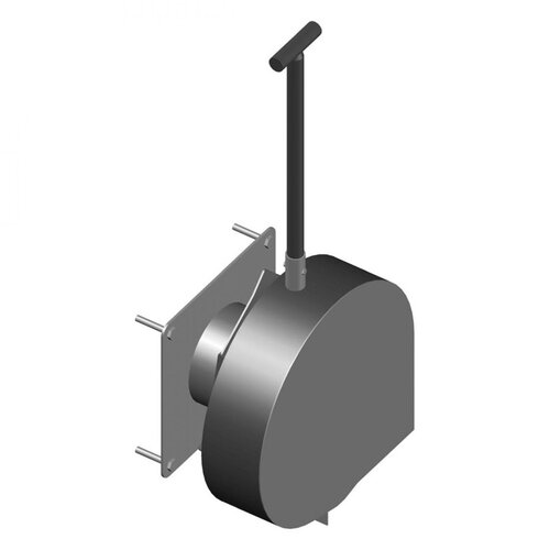 DWTN - Diederen Water Techniek Nederland Wirbelventil CEV 200 KPS. 1l/s, Schlauch 160mm. Kopf 0,66 m. Edelstahl 316L