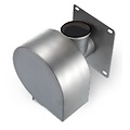 DWTN Swirl valve CEV 200 OP. 1l/s, tube 160mm. Delivery height 1m. stainless steel 316L. Emergency overflow